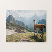 Llama Overzien Ruins | Machu Picchu, Peru Legpuzzel (Horizontaal)