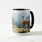 Llama Overzien Ruins | Machu Picchu, Peru Mok (Voorkant rechts)