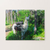 Llama Pack Idaho. kerstcadeautjes Legpuzzel (Horizontaal)