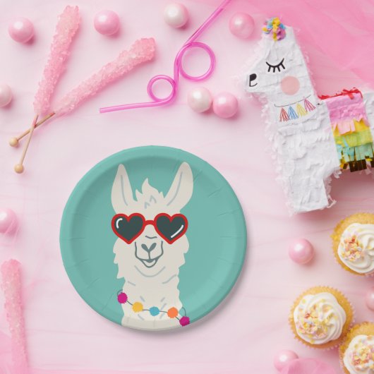 Llama Paper Bord Mexican Fiesta Party Alpaca (Feest)