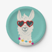 Llama Paper Bord Mexican Fiesta Party Alpaca (Voorkant)