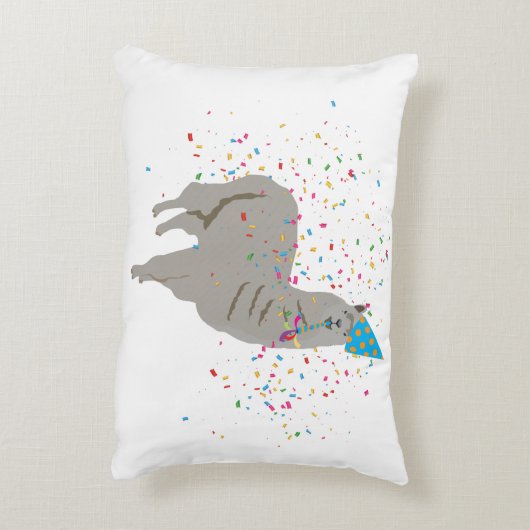 Llama-partij - Dieren met partij Accent Kussen (Achterkant (Verticaal))