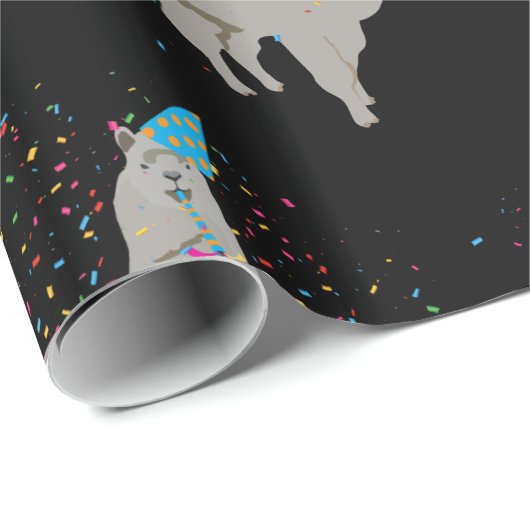 Llama-partij - Dieren met partij Cadeaupapier (Rol Hoek)