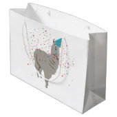 Llama-partij - Dieren met partij Groot Cadeauzakje (Achterkant Gekanteld)