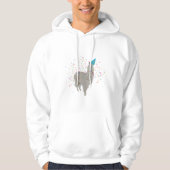 Llama-partij - Dieren met partij Hoodie (Voorkant)