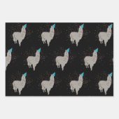 Llama-partij - Dieren met partij Inpakpapier Vel (Voorkant 2)