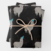 Llama-partij - Dieren met partij Inpakpapier Vel (In situ)