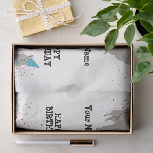 Llama-partout - Dier met een partijgenaam Tissuepapier (Geschenk)