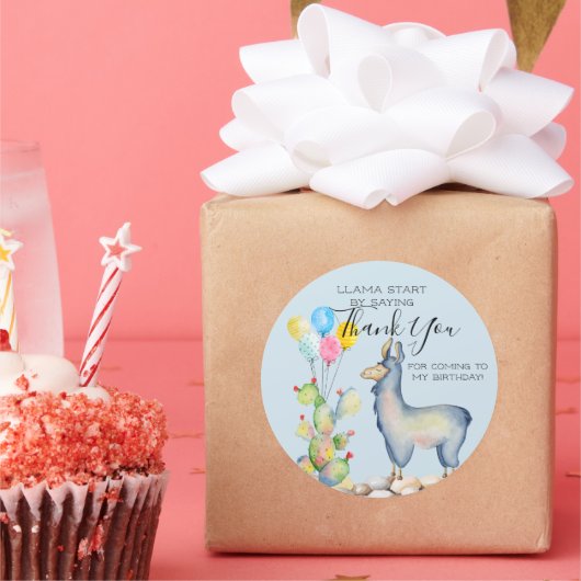 Llama Party Favor Stickers (Feest)