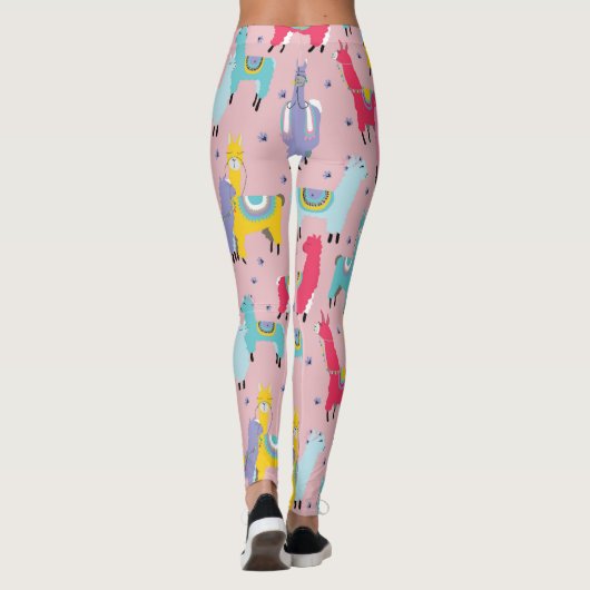 Llama Party Leggings (Achterkant)