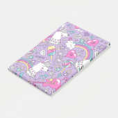 Llama patroon 1 post-it® notes (Schuin)