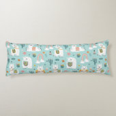 Llama Pattern Body Pillow Lichaamskussen (Achterkant)