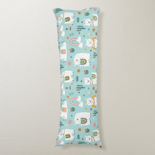 Llama Pattern Body Pillow Lichaamskussen (Voorkant Verticaal)