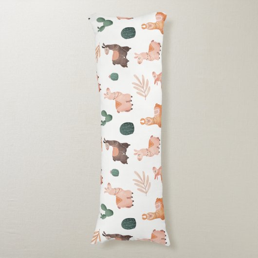 Llama Pattern Body Pillow Lichaamskussen (Voorkant Verticaal)