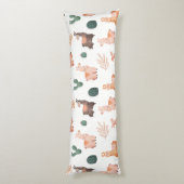Llama Pattern Body Pillow Lichaamskussen (Achterkant (Verticaal))