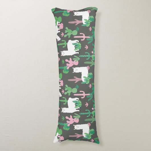 Llama Pattern Body Pillow Lichaamskussen (Voorkant Verticaal)