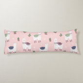 Llama Pattern Body Pillow Lichaamskussen (Achterkant)