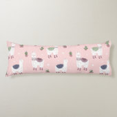 Llama Pattern Body Pillow Lichaamskussen (Voorkant)