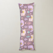 Llama Pattern Lichaamskussen (Achterkant (Verticaal))