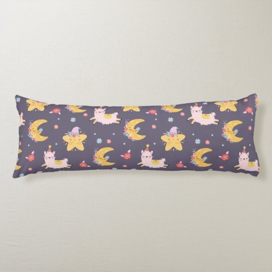 Llama Pattern Lichaamskussen (Voorkant)