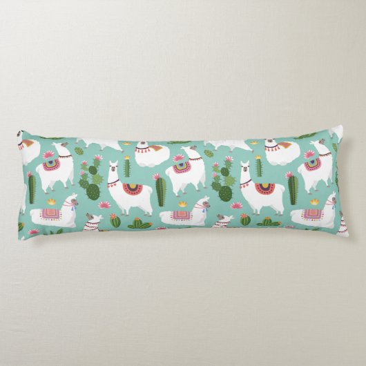 Llama Pattern Lichaamskussen (Achterkant)