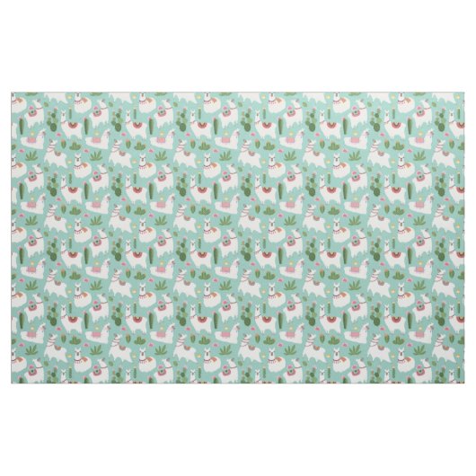 Llama Pattern Stof (Fat Quarter)