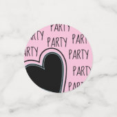 Llama Pink Pajama Girl Birthday Party Sleepover Confetti (Kleine voorkant)