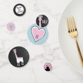 Llama Pink Pajama Girl Birthday Party Sleepover Confetti (Groep)