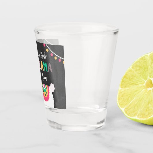 Llama plezier shot glas (Rechts)