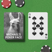 Llama Poker Face Pokerkaarten