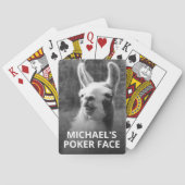 Llama Poker Face Pokerkaarten (Achterkant)