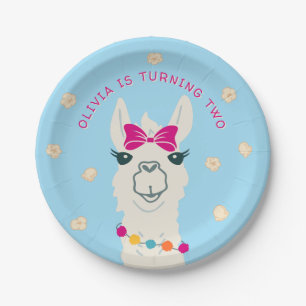 Llama Popcorn Paper Bord Fiesta Party Alpaca