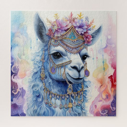 Llama Portret Legpuzzel (Verticaal)