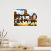 Llama Poster Peruaanse mensen met (Keuken)
