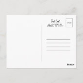 Llama Puns Briefkaart - Lllama neemt een selfie (Achterkant)