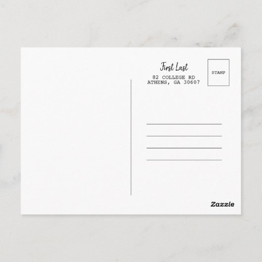 Llama Puns Briefkaart - Lllama neemt een selfie (Achterkant)