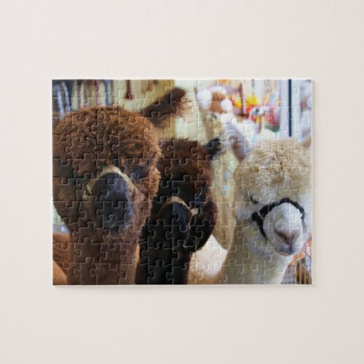 Llama Puzzle Legpuzzel (Horizontaal)