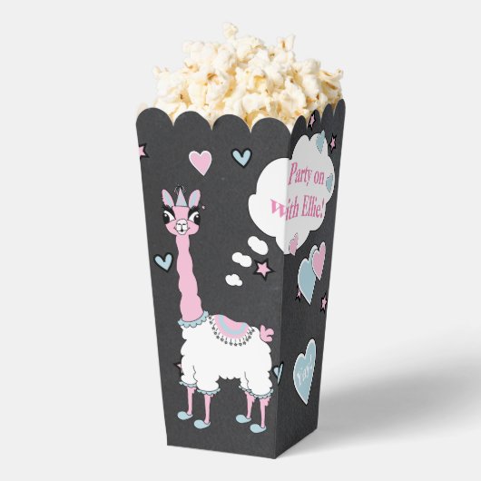 Llama Pyjama Party Bedankdoosjes (Popped)