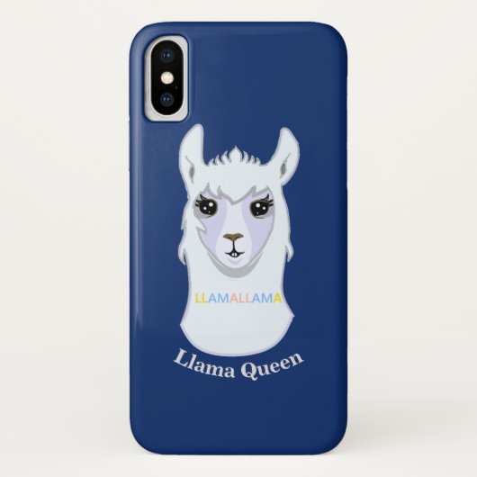 Llama Queen Case-Mate iPhone Case (Achterkant)