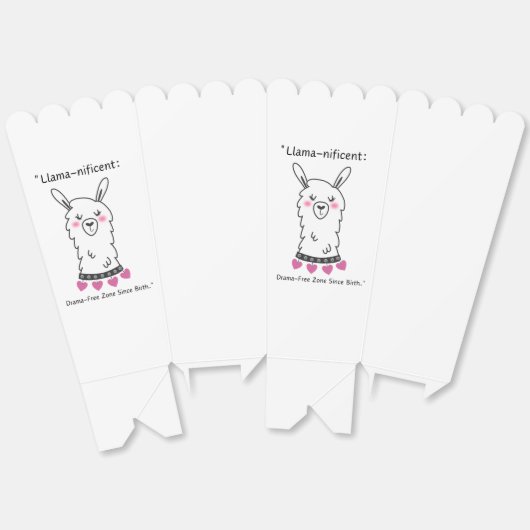 Llama Quote Bedankdoosjes (Ongevouwen)