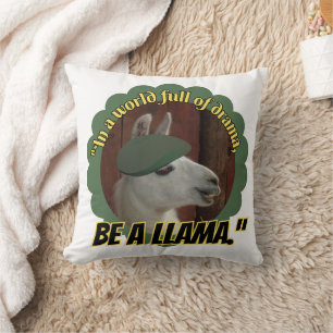 Llama Quote Kussen