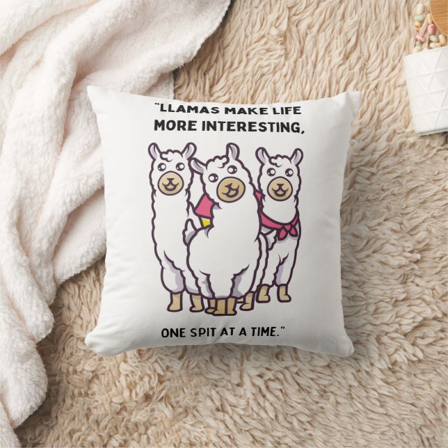 Llama Quote Kussen (Deken)