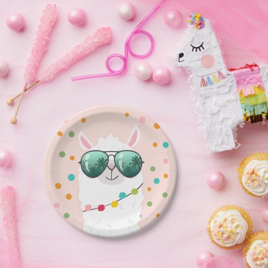 Llama Rama Paper Bord Mexican Fiesta Party Alpaca (Feest)