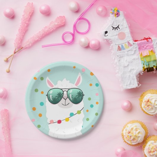 Llama Rama Paper Bord Mexican Fiesta Party Alpaca (Feest)