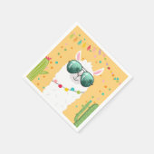 Llama Rama Papieren servetten Fiesta Party Alpaca (Hoek)