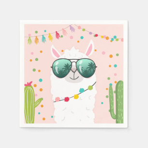 Llama Rama Papieren servetten Fiesta Party Alpaca