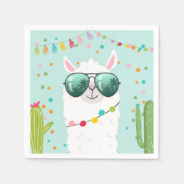 Llama Rama Papieren servetten Fiesta Party Alpaca