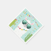 Llama Rama Papieren servetten Fiesta Party Alpaca (Hoek)