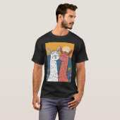 Llama-Rama Romance in Vector Vogue T-shirt (Voorkant volledig)