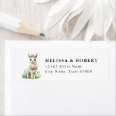 Llama Return Address Label (Insitu)